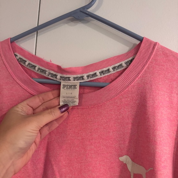 Pink Victorias Secret Pink Sweater Size Large - Picture 5 of 10